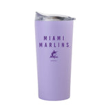 Miami Marlins 20oz Tonal Lavender Powder Coat Tumbler - Logo Brands - Flyclothing LLC