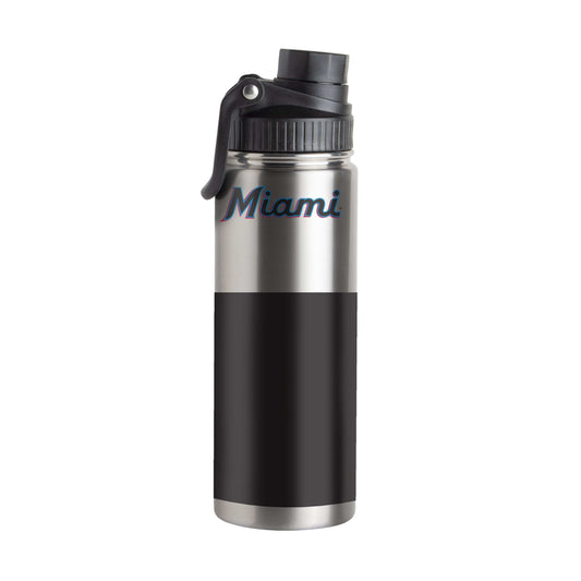 Miami Marlins 21oz Colorblock Twist Top Water Bottle - Logo Brands - Flyclothing LLC