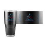 Miami Marlins Alt Sleeve 30oz Gameday Stainless Tumbler - Logo Brands - Flyclothing LLC