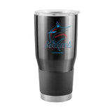 Miami Marlins Alt Sleeve 30oz Gameday Stainless Tumbler - Logo Brands - Flyclothing LLC