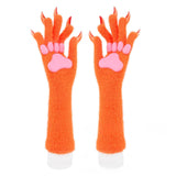 Halloween Silicone Meat Mat Long Gloves