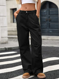 Wide Leg Cargo Jeans - Trendsi - Flyclothing LLC