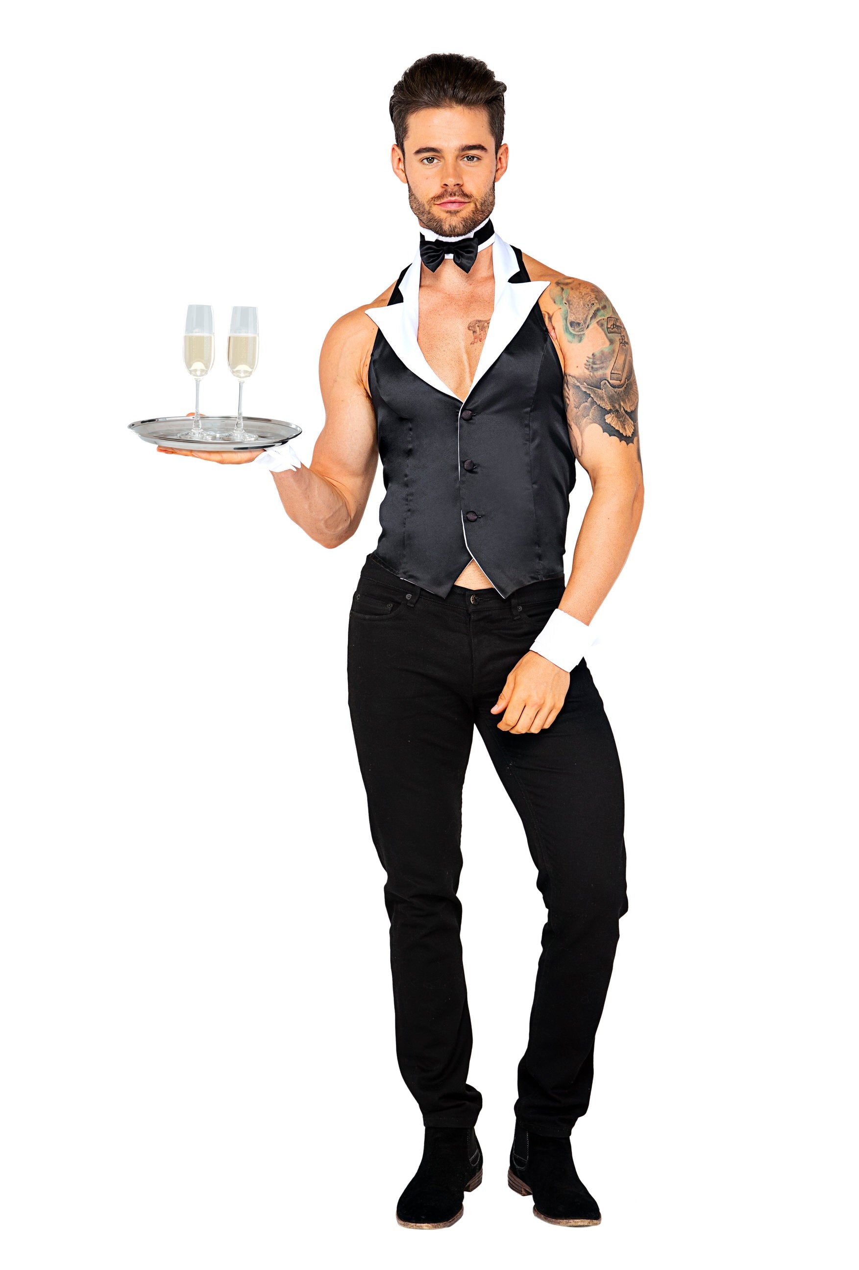 Roma Costume 4pc Butler Beefcake Costume 5123 - Roma Costume - Flyclothing LLC