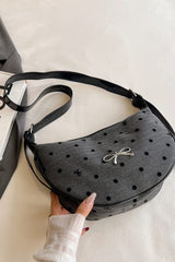 Polyester Printed Adjustable Strap Crossbody Bag - Trendsi
