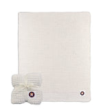 Houston Astros Ivory Cable Knit Throw 50x60 - Logo Brands - Flyclothing LLC