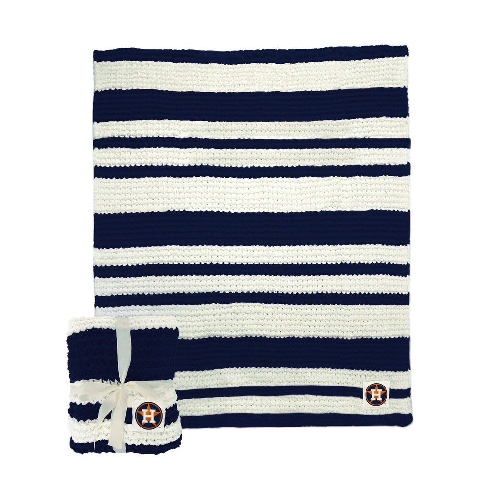Houston Astros Cable Knit Throw 50x60 - Logo Brands - Flyclothing LLC