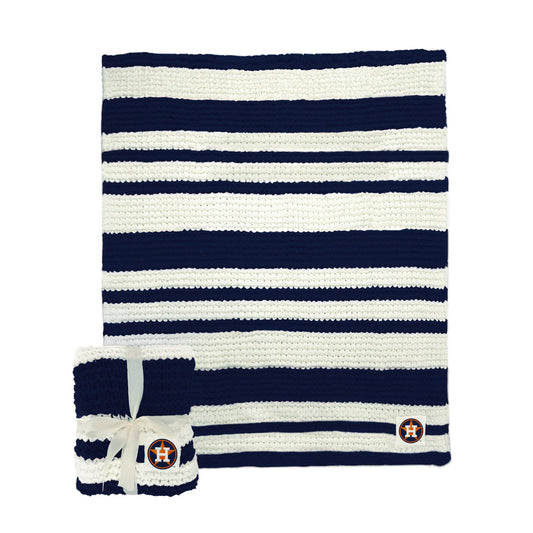 Houston Astros Cable Knit Throw 50x60 - Logo Brands - Flyclothing LLC
