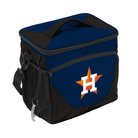 Houston Astros Navy 24 Can Cooler - Logo Brands - Flyclothing LLC