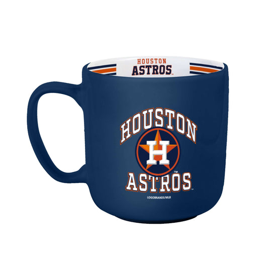 Houston Astros 15oz Stripe Mug - Logo Brands - Flyclothing LLC