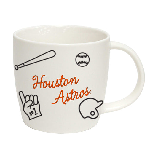 Houston Astros 18oz Playmaker Mug - Logo Brands - Flyclothing LLC