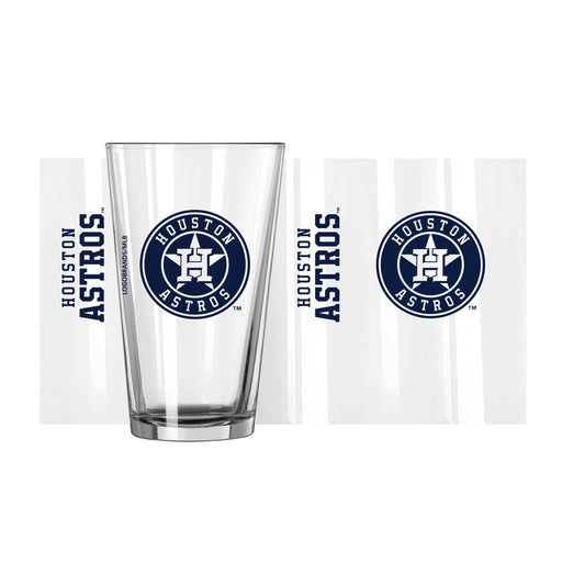 Houston Astros Alt Game Day Pint Glass - Logo Brands - Flyclothing LLC