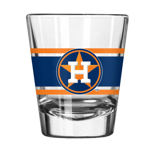 Houston Astros 2oz Stripe Shot Glass - Logo Brands - Flyclothing LLC