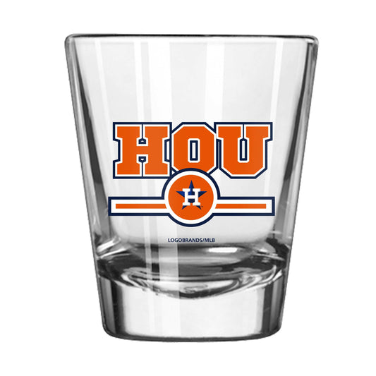 Houston Astros 2oz Letterman Shot Glass - Logo Brands - Flyclothing LLC