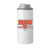 Houston Astros Letterman 12 oz Slim Can Coolie - Logo Brands - Flyclothing LLC