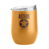 Houston Astros 16oz Huddle Powder Coat Curved Beverage - Logo Brands - Flyclothing LLC
