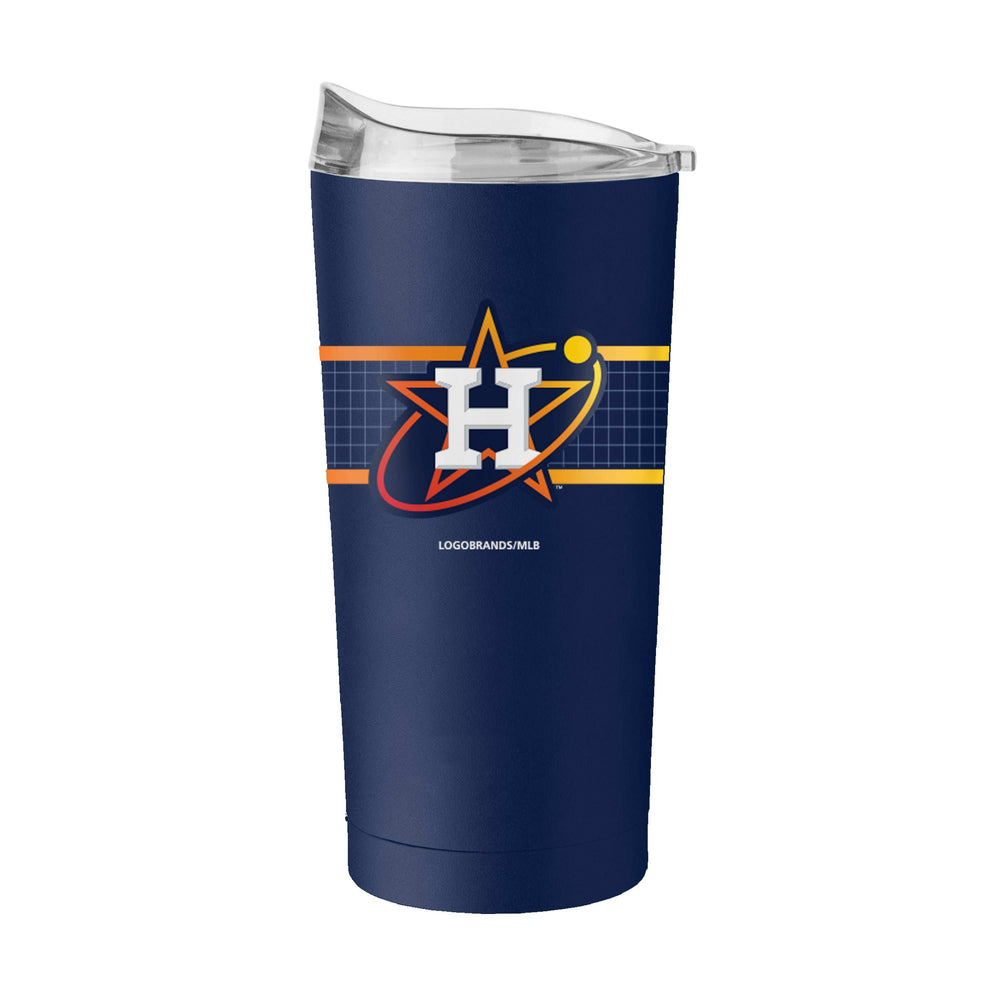 Houston Astros City Connect 20oz Stripe Powder Coat Tumbler - Logo Brands - Flyclothing LLC