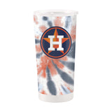Houston Astros 20oz Tie Dye Stainless Steel Tumbler - Logo Brands - Flyclothing LLC