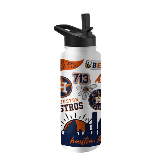 Houston Astros 34oz Native Quencher Bottle - Logo Brands - Flyclothing LLC