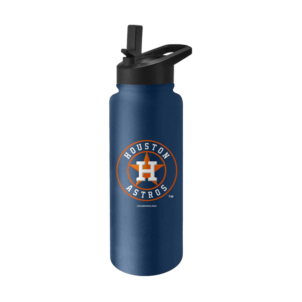 Houston Astros Logo Quencher Water Bottle - Logo Brands - Flyclothing LLC