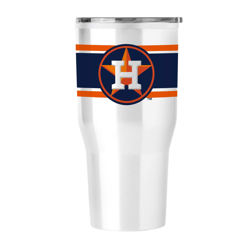 Houston Astros 30oz Stripe Fusion Tumbler - Logo Brands - Flyclothing LLC