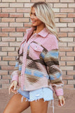 Button Up Long Sleeve Jacket - Trendsi - Flyclothing LLC