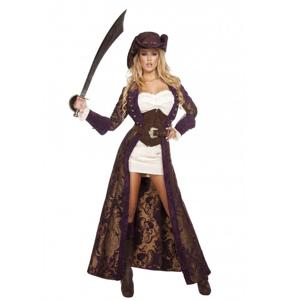 Roma Costume 6pc Decadent Pirate Diva - Roma Costume - Flyclothing LLC