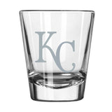 Kansas City Royals 2oz Frost Shot Glass - Logo Brands - Flyclothing LLC