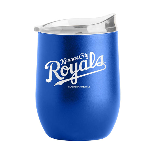 Kansas City Royals 16oz Flipside Powder Coat Curved Beverage - Logo Brands - Flyclothing LLC