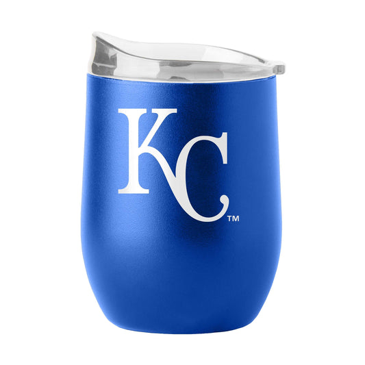 Kansas City Royals 16oz Flipside Powder Coat Curved Beverage - Logo Brands - Flyclothing LLC