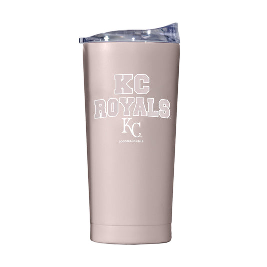Kansas City Royals 20oz Stencil Powder Coat Tumbler - Logo Brands - Flyclothing LLC