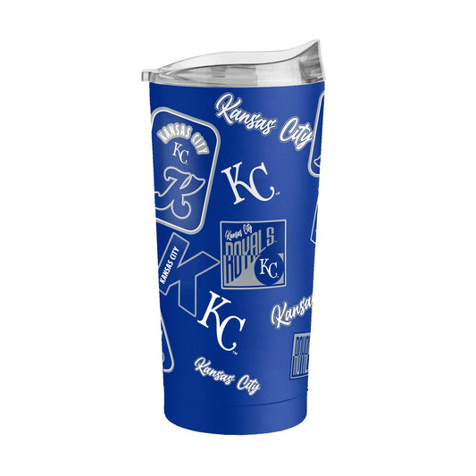 KC Royals 20oz Dream Weave Powder Coat Tumbler - Logo Brands - Flyclothing LLC