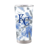 Kansas City Royals 20oz Tie Dye Stainless Steel Tumbler - Logo Brands - Flyclothing LLC