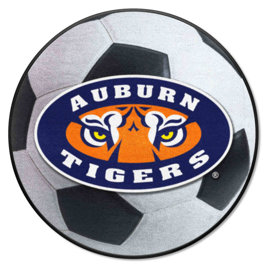 Auburn Tigers Soccer Ball Rug - 27in. Diameter, Tiger - Auburn