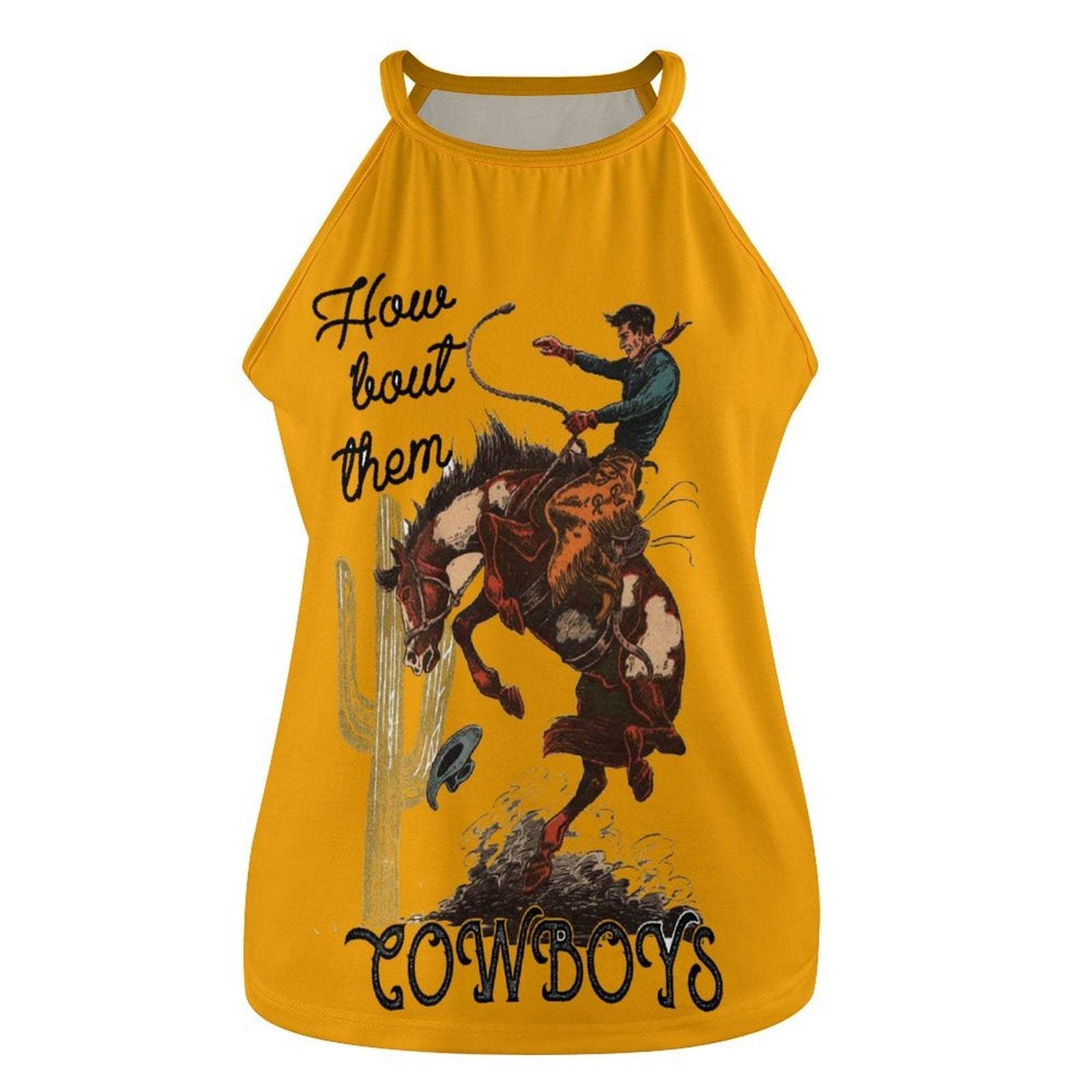 Baha Ranch How Bout Them Cowboys Vintage Western Tank Top - Baha Ranch Western Wear - Flyclothing LLC