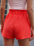 Tied High Waist Shorts with Pockets - Trendsi - Flyclothing LLC
