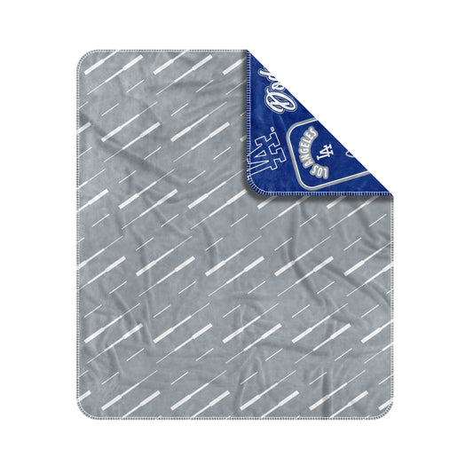 LA Dodgers Dream Weave Throw 50x60 - Logo Brands - Flyclothing LLC