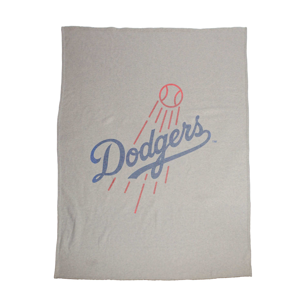 LA Dodgers Oversized Logo Sublimated Sweatshirt Blanket - Logo Brands - Flyclothing LLC