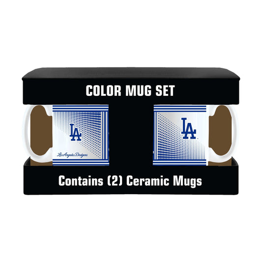 LA Dodgers Hero MUG SET HERO - 2pk - Logo Brands - Flyclothing LLC