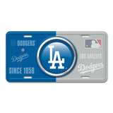 MLB - Los Angeles Dodgers Embossed Metal License Plate - Logo Brands - Flyclothing LLC