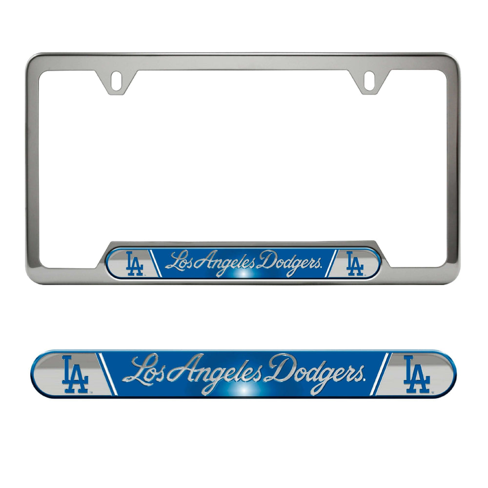 MLB - Los Angeles Dodgers Embossed License Plate Frame - Logo Brands - Flyclothing LLC