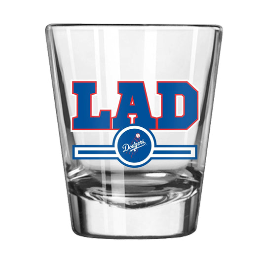 Los Angeles Dodgers 2oz Letterman Shot Glass - Logo Brands - Flyclothing LLC