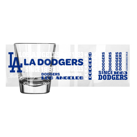 LA Dodgers 2oz Spirit Shot Glass - Logo Brands - Flyclothing LLC