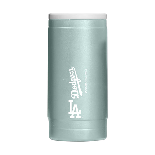 LA Dodgers Vertical Powder Coat Slim Can Coolie - Logo Brands - Flyclothing LLC