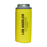 LA Dodgers 12oz Cru Stacked Soft Touch Slim Coolie
