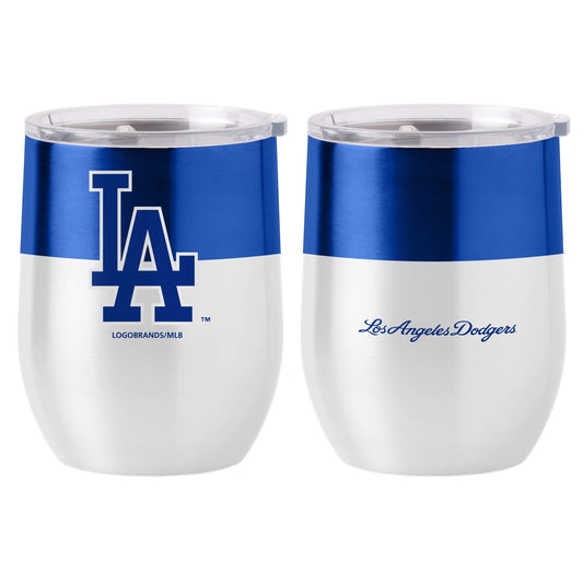 LA Dodgers Colorblock 16oz Curved Beverage - Logo Brands - Flyclothing LLC