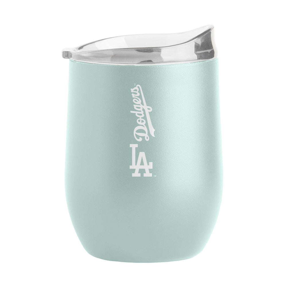 LA Dodgers 16oz Vertical Powder Coat Curved Beverage - Logo Brands - Flyclothing LLC
