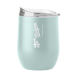 LA Dodgers 16oz Vertical Powder Coat Curved Beverage - Logo Brands - Flyclothing LLC