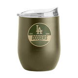 LA Dodgers 16oz Badge Powder Coat Curved Beverage - Logo Brands - Flyclothing LLC