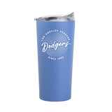 LA Dodgers 20oz Retro Script Arctic Powder Coat Tumbler - Logo Brands - Flyclothing LLC