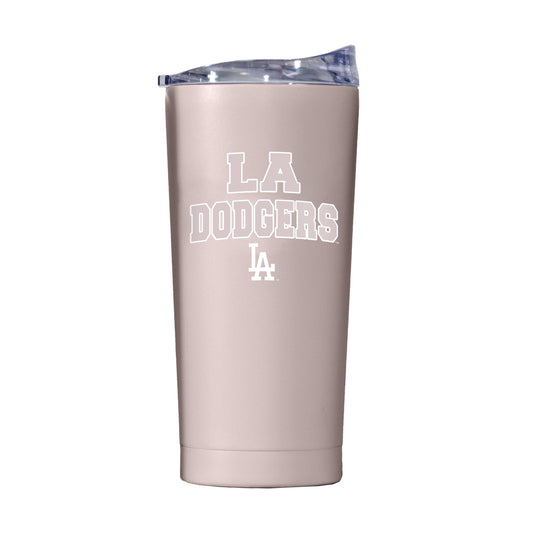 LA Dodgers 20oz Stencil Powder Coat Tumbler - Logo Brands - Flyclothing LLC